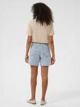 KAFFE KAbabeth High Waisted Denim Shorts, Blue