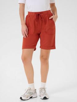 KAFFE Naya Cotton Shorts, Picante