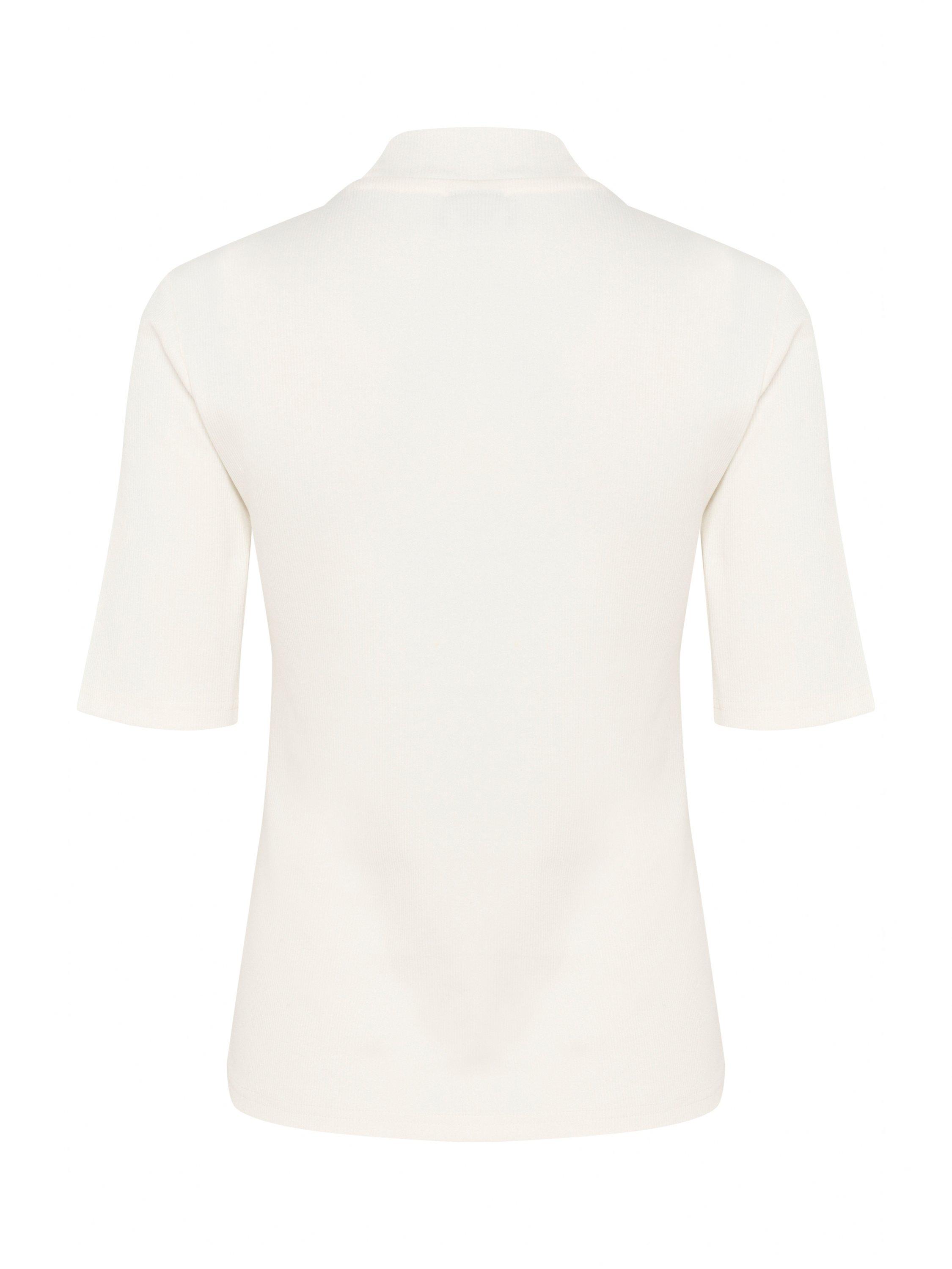 Product image 6 of 6, which shows KAFFE Carla High Neck T-Shirt, White, XS