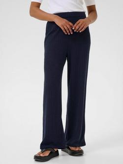 KAFFE Kaffe's KAedith Trousers, Midnight Marine, Midnight Marine