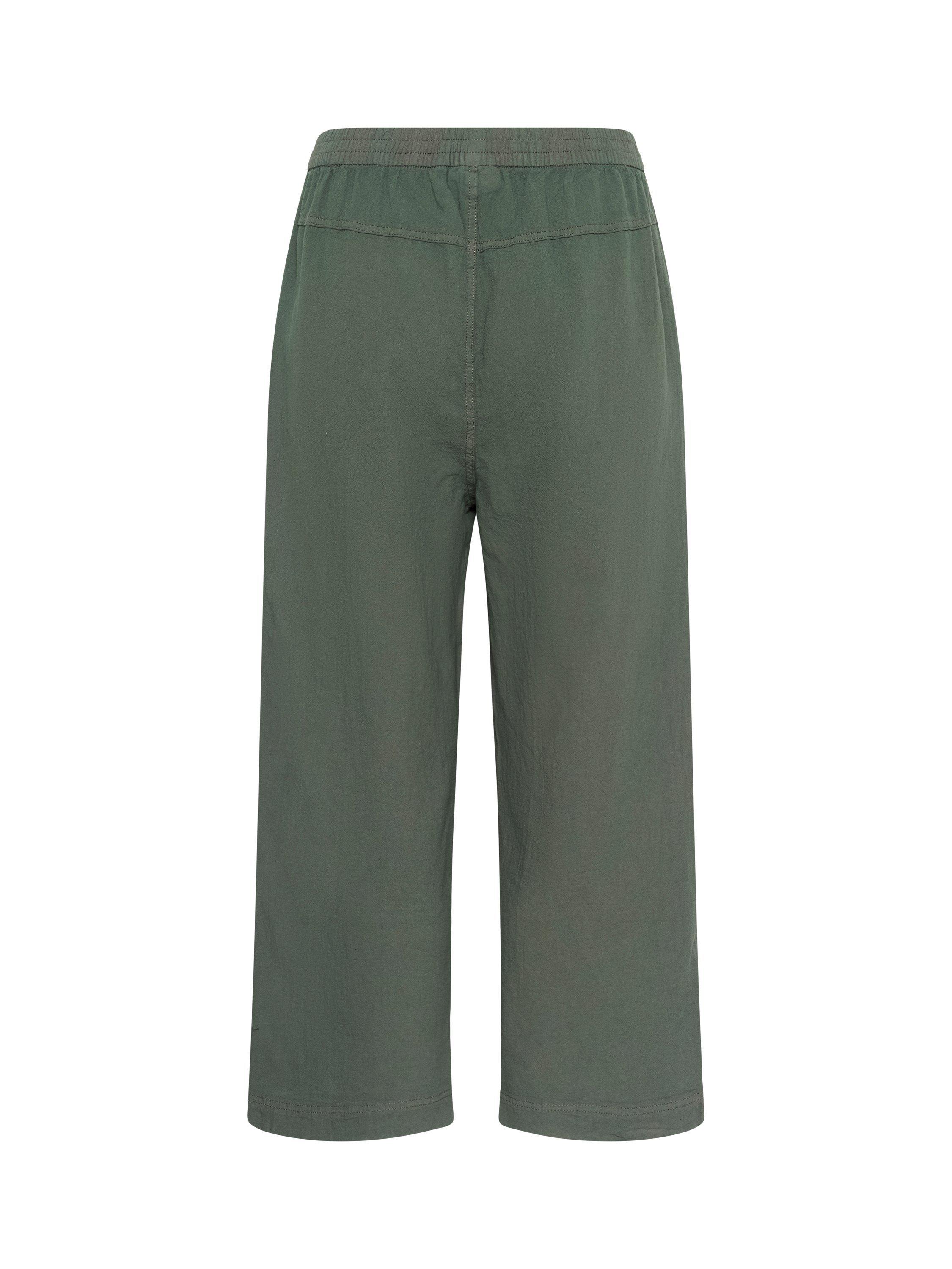 Product image 5 of 5, which shows KAFFE Naya Cotton Trousers, Balsam Green, 8