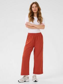 KAFFE Naya Cotton Trousers - view 2, Picante