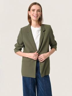 Soaked In Luxury Shirley Blazer, Mid Green, Mid Green