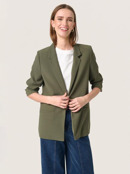 Soaked In Luxury Shirley Blazer, Mid Green, Mid Green