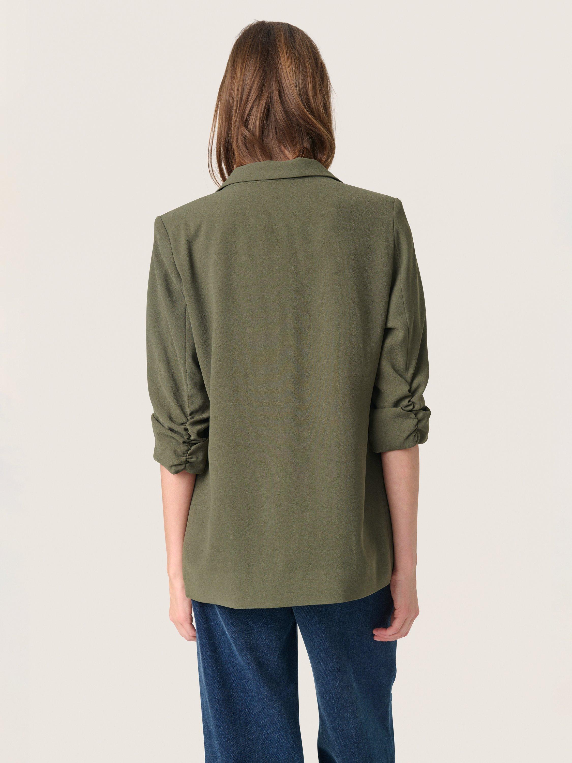 Product image 2 of 6, which shows Soaked In Luxury Shirley Blazer, Mid Green, XS