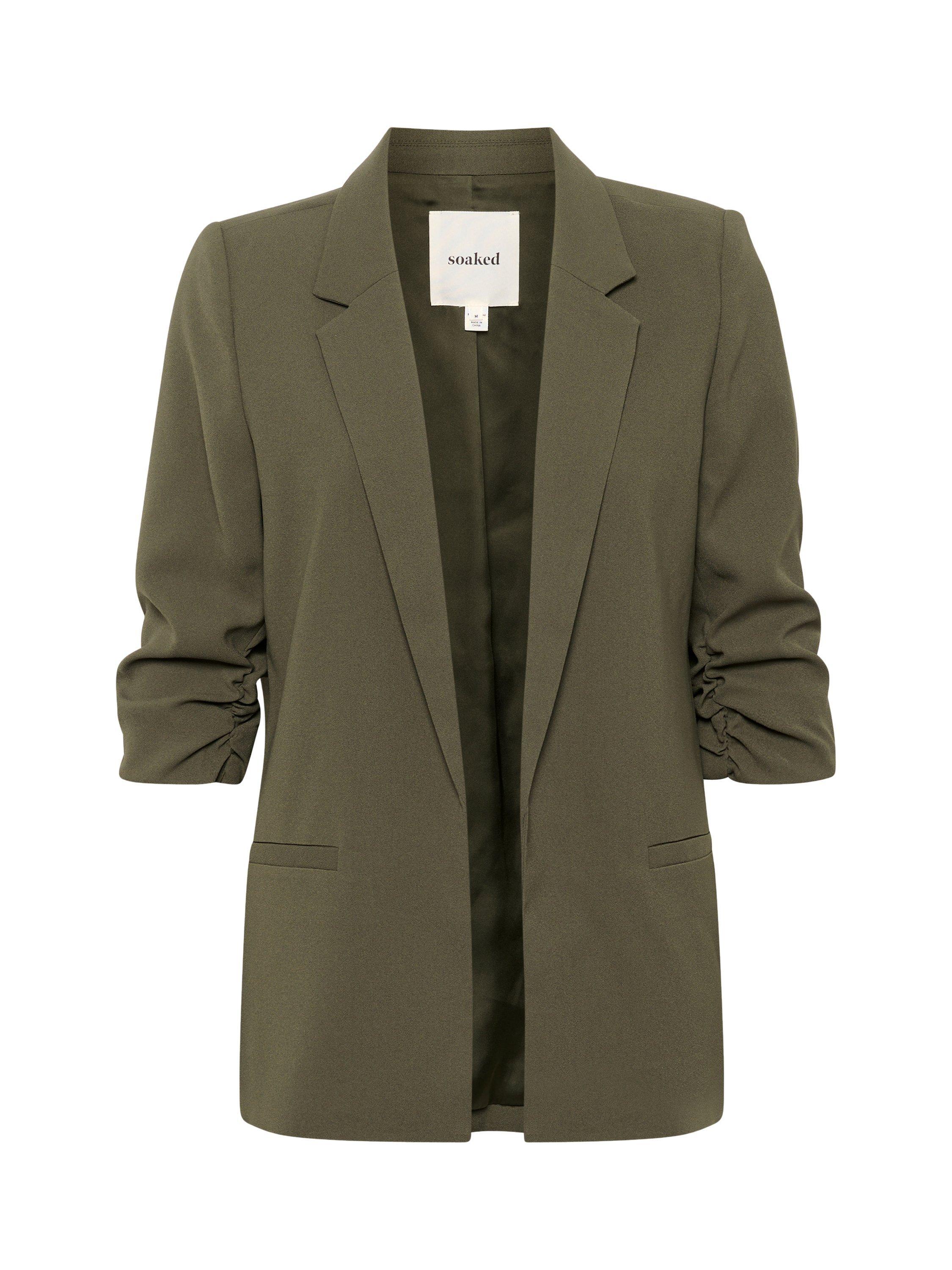Product image 5 of 6, which shows Soaked In Luxury Shirley Blazer, Mid Green, XS