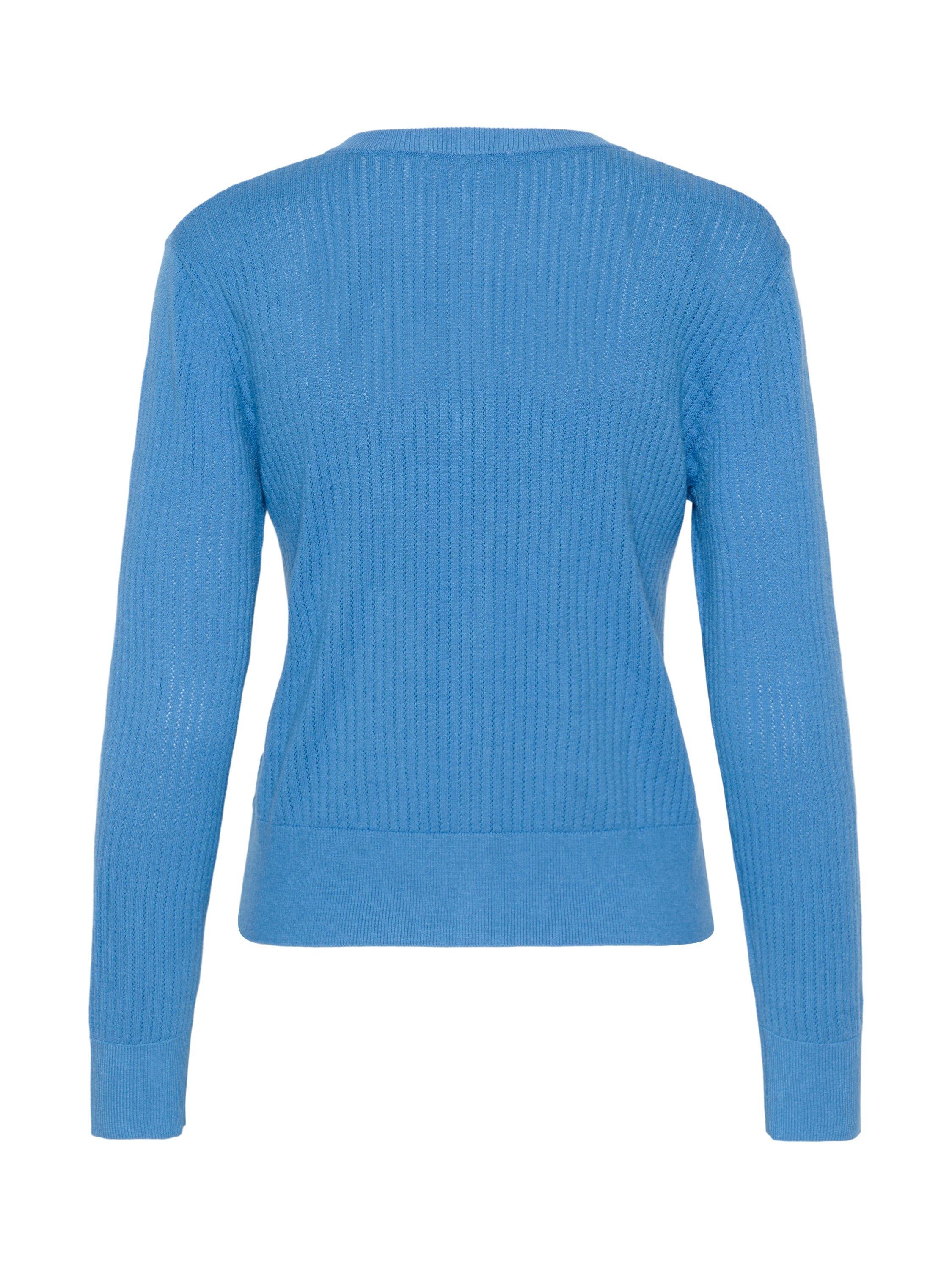 Product image 6 of 6, which shows Soaked In Luxury Spina Cardigan, Blue, XS