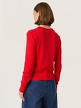 Soaked In Luxury Spina Cardigan, Red