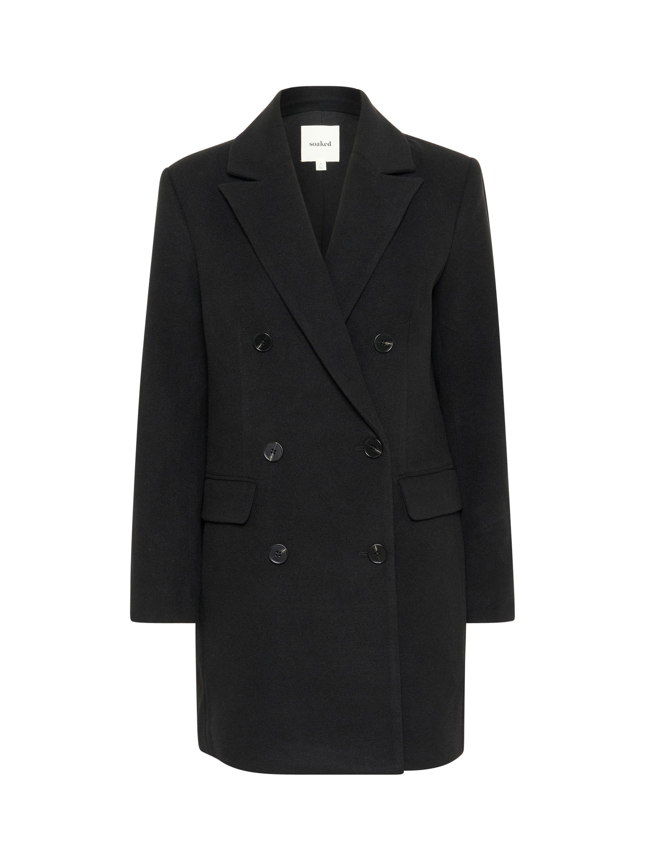 Product image 5 of 6, which shows Soaked In Luxury Rubie Blazer Coat, Black, XS