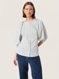 Soaked In Luxury Helen Stripe Puff Sleeve Blouse