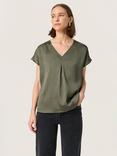 Soaked In Luxury Ioana V-Neck Blouse