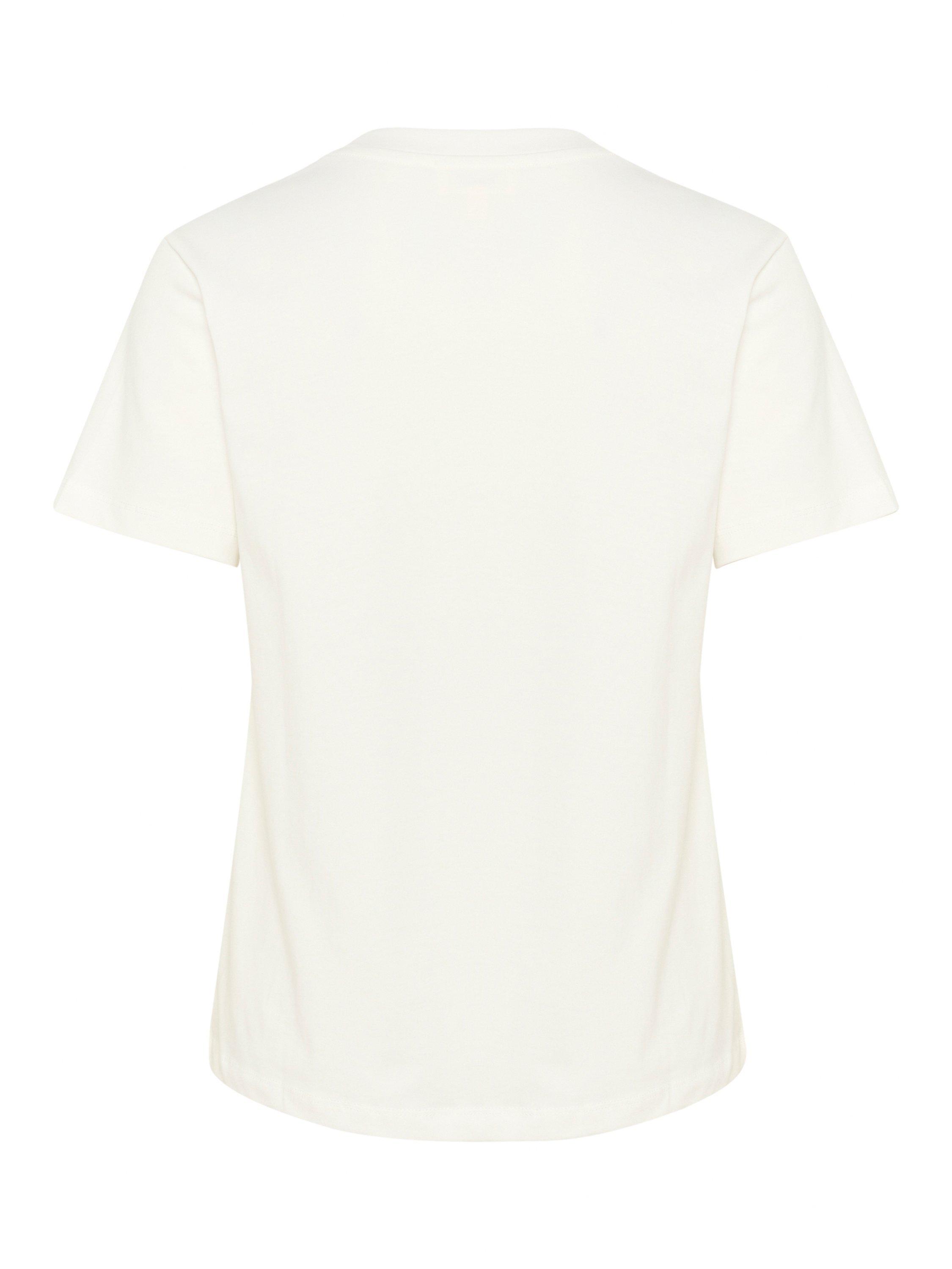 Product image 6 of 6, which shows Soaked In Luxury Jina Short Sleeve T-Shirt, Broken White, XS