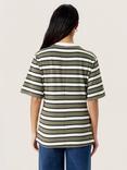Soaked In Luxury Neo Coreen Stripe Fitted T-Shirt