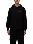 Napapijri Logo Badge Hoodie, Black Beauty