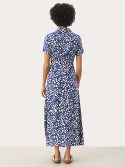 Part Two Roselil Abstract Shirt Dress - view 2, Blue/Multi