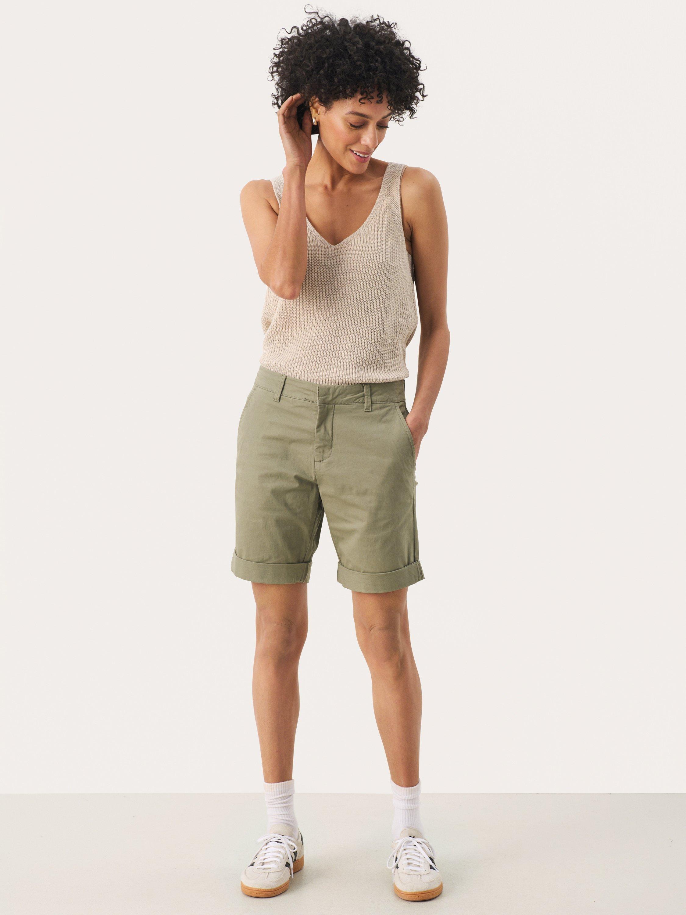 Product image 3 of 6, which shows Part Two Hanijan Shorts, Mid Green, 8