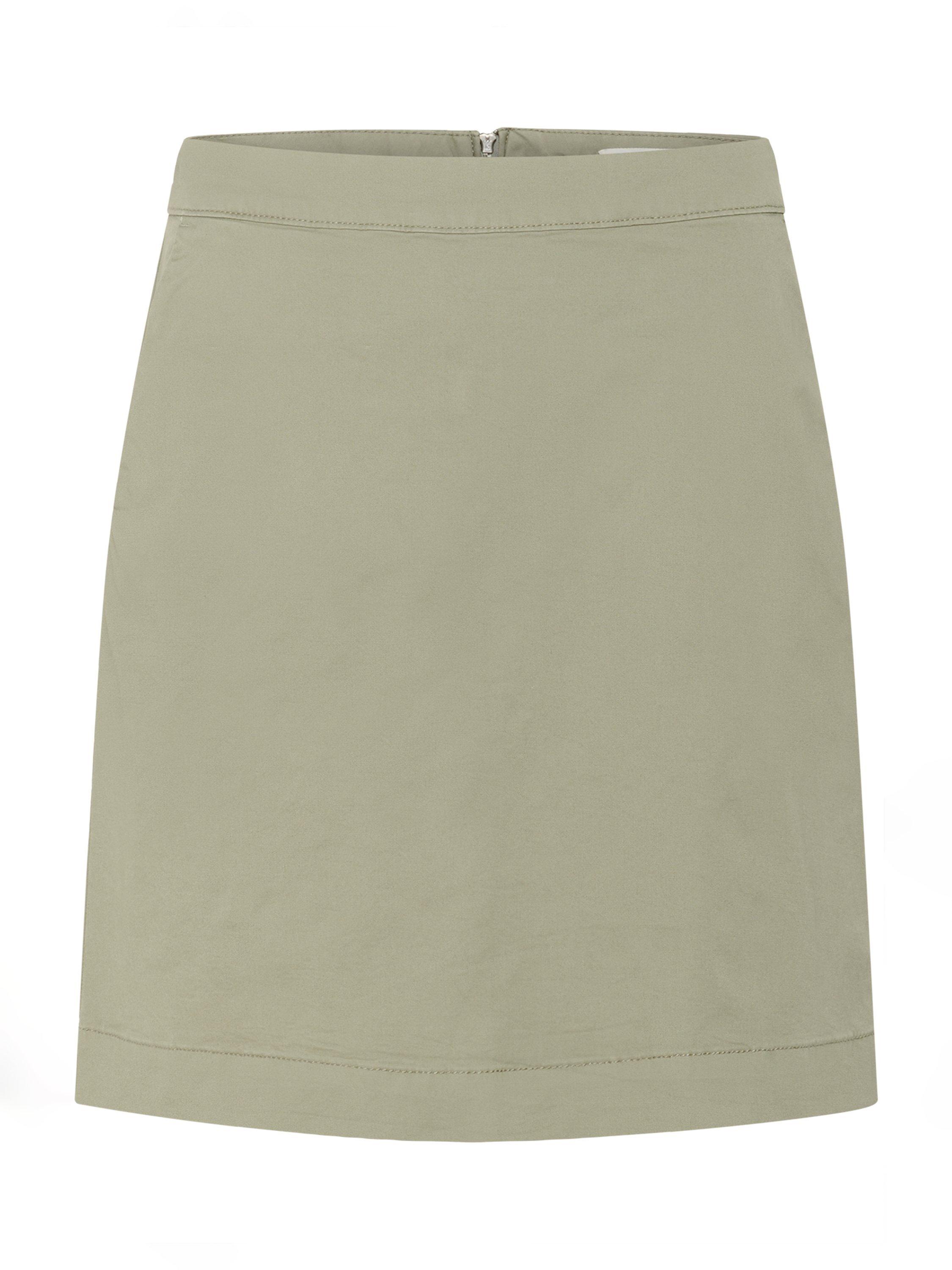 Product image 5 of 6, which shows Part Two Evensas A-Line Mini Skirt, Mid Green, 8