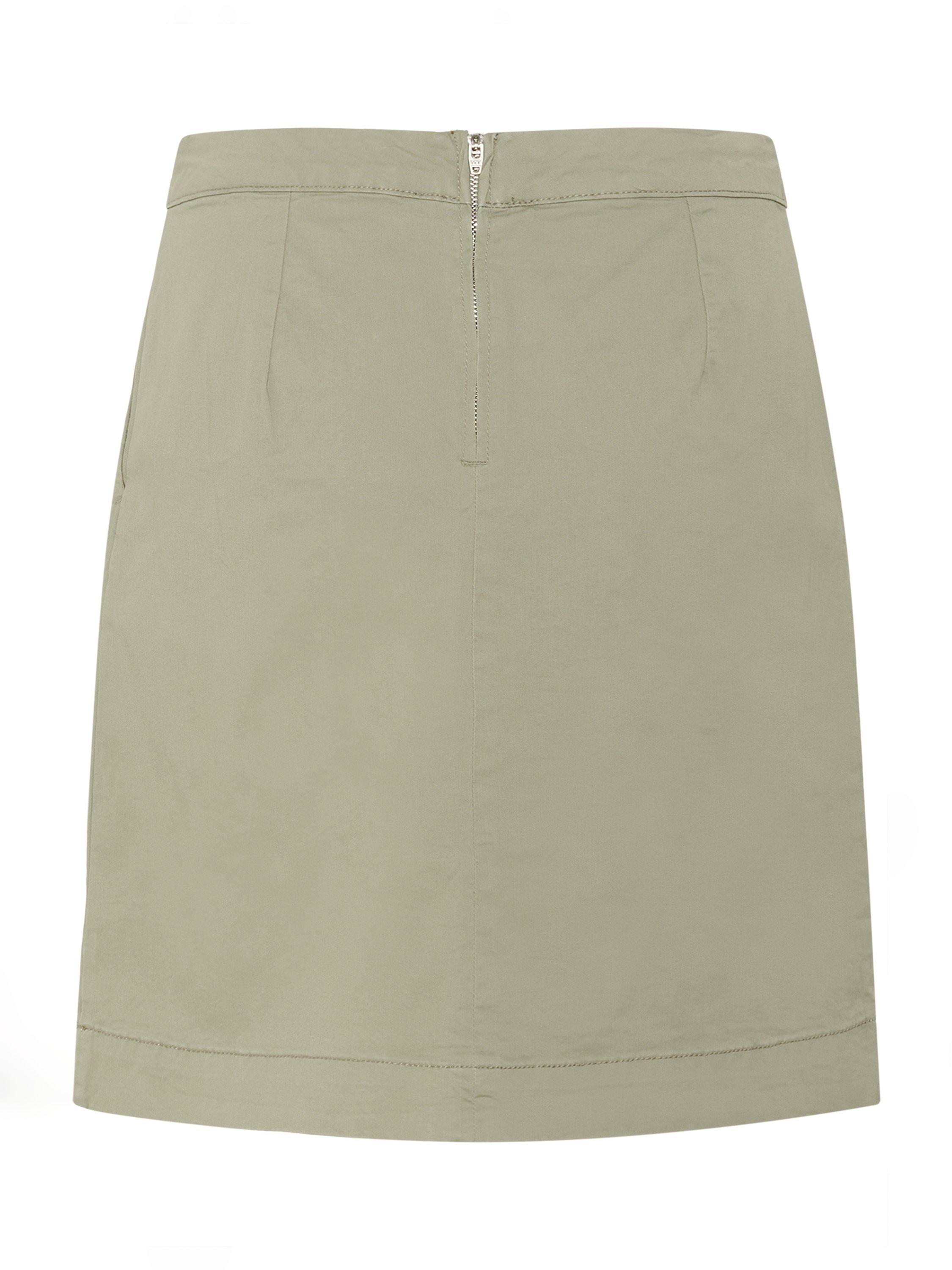 Product image 6 of 6, which shows Part Two Evensas A-Line Mini Skirt, Mid Green, 8