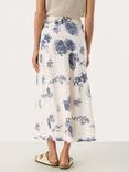 Part Two Nittas Floral Linen Blend Midi Skirt
