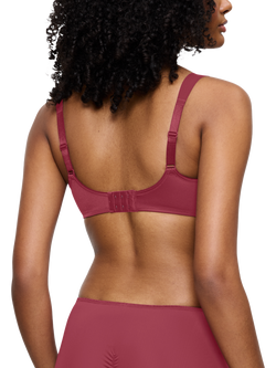 Triumph Essential Minimizer Underwired Bra - view 2, Sweet Marsala