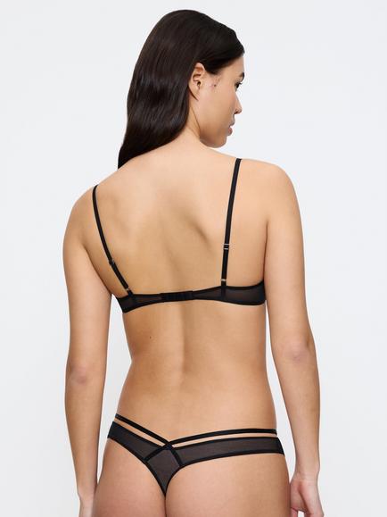 Triumph That Night in Vegas Non-Padded Balconette Bra - view 2, Black