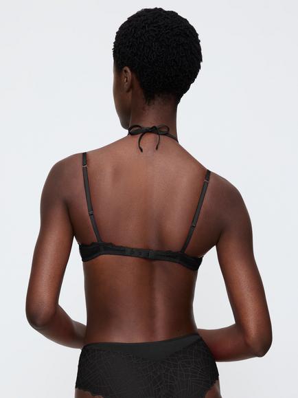 Triumph Night Vegas Underwired Padded Balconette Bra - view 2, Black