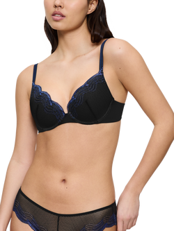 Triumph Comfort Glam Push-Up Bra, Black