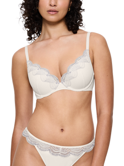 Triumph Comfort Glam Push-Up Bra, Silk White