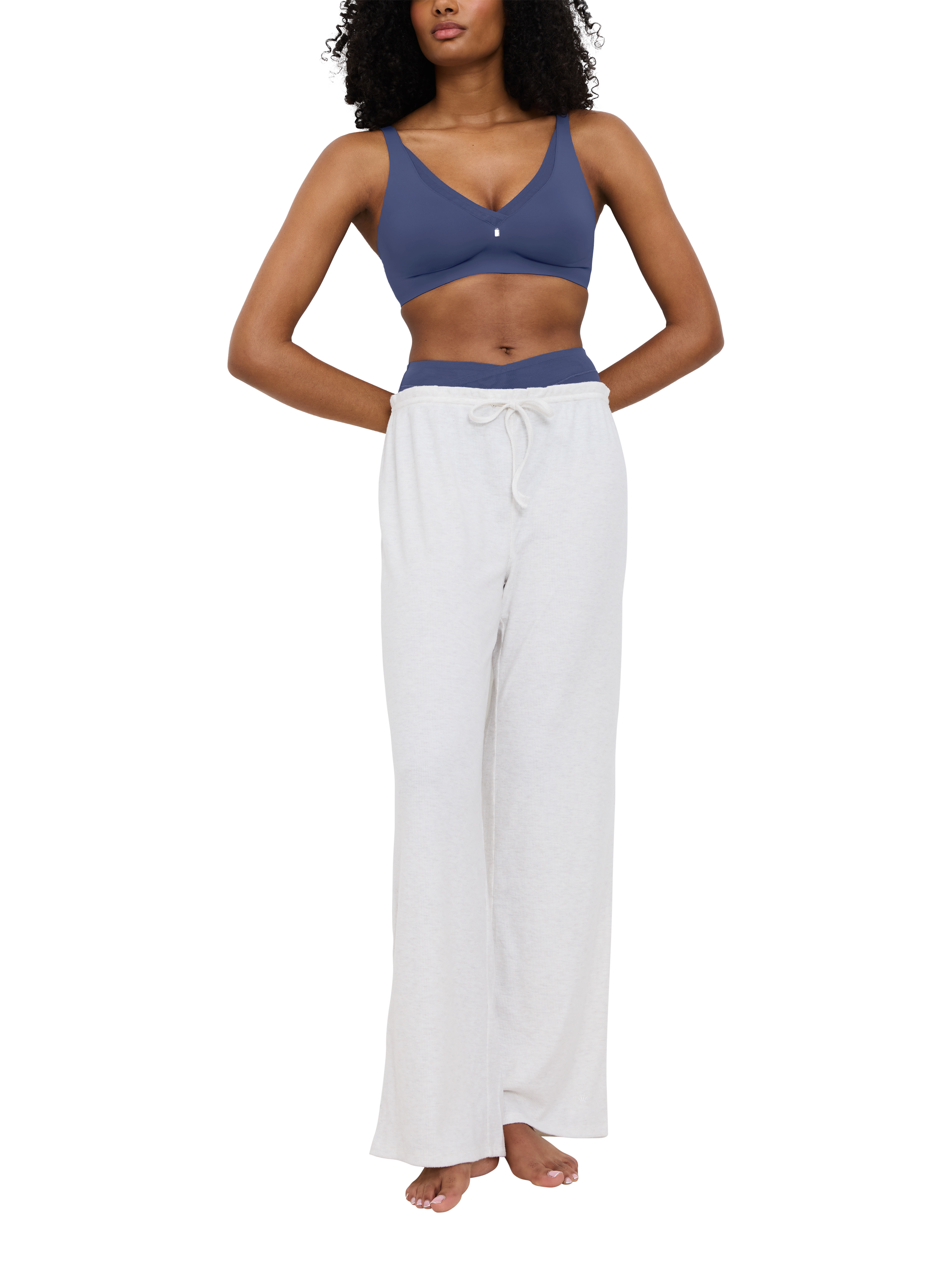 Product image 4 of 5, which shows Triumph True Shape Sensation T N01 Minimiser Bra, Vintage Denim, 32D