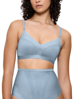 Triumph Shape Smart Soft Cup Non Padded Bra, Chambray