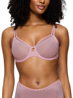 Triumph Signature Sheer W01 Minimiser Bra, Blossom Kiss, Blossom Kiss