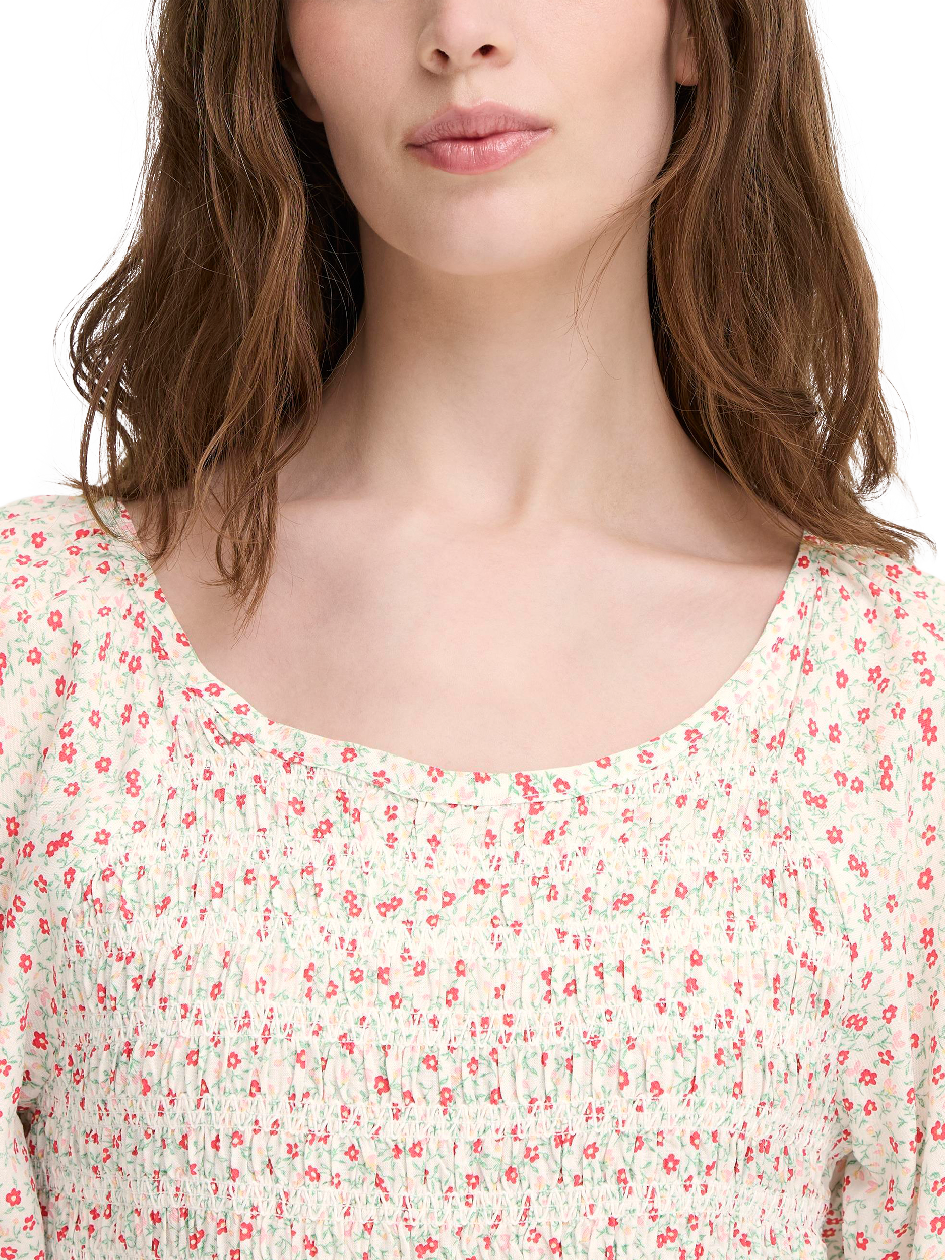 Product image 3 of 6, which shows ICHI Vera Floral Dress, Multi, 12