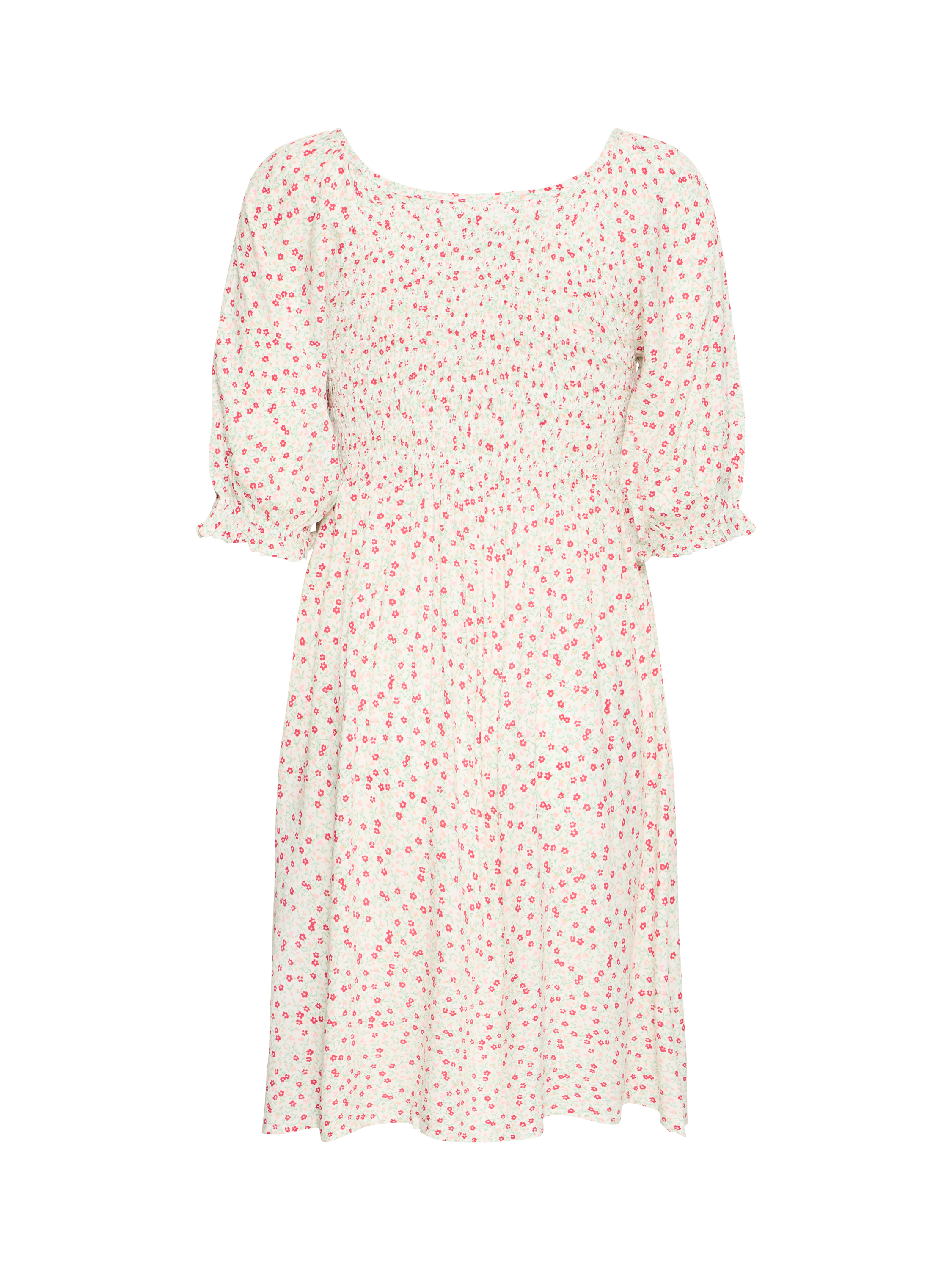 Product image 5 of 6, which shows ICHI Vera Floral Dress, Multi, 12
