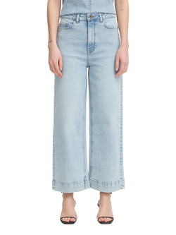 ICHI Armios Ankle Grazer Jeans, Light Blue Washed, Light Blue Washed