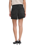 ICHI Haveny Denim Shorts, Washed Black