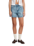 ICHI Haveny Denim Shorts, Washed Light Blue