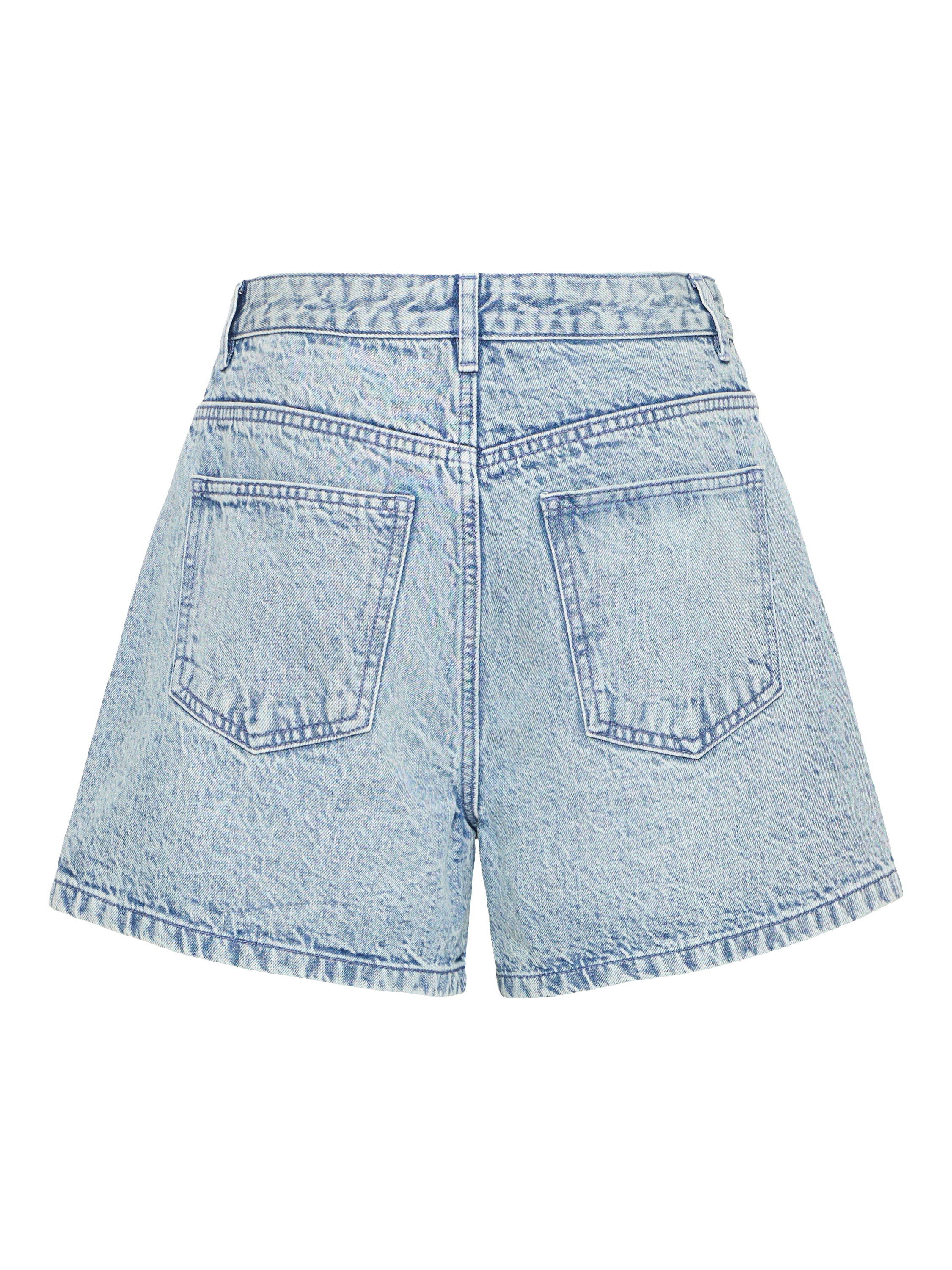 Product image 6 of 7, which shows ICHI Haveny Denim Shorts, Washed Light Blue, 8
