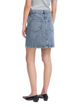 ICHI Haveny Denim Skirt, Medium Blue