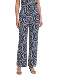 ICHI Haya Ikat Circle Trousers, Total Eclipse