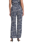 ICHI Haya Ikat Circle Trousers, Total Eclipse