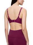 Triumph Triaction Extreme Lite Sports Bra, Dark Wine