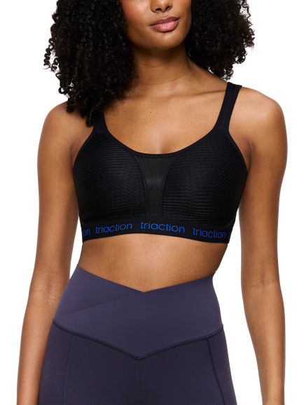 Triumph Triaction Energy Lite Padded Sports Bra, Black, Black