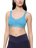 Triumph Cardio Triaction Energy Lite Sports Bra, Turkish Blue