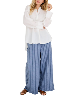 A-VIEW Anemone Viscose Blend Shirt, White, White