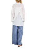 A-VIEW Anemone Viscose Blend Shirt, White