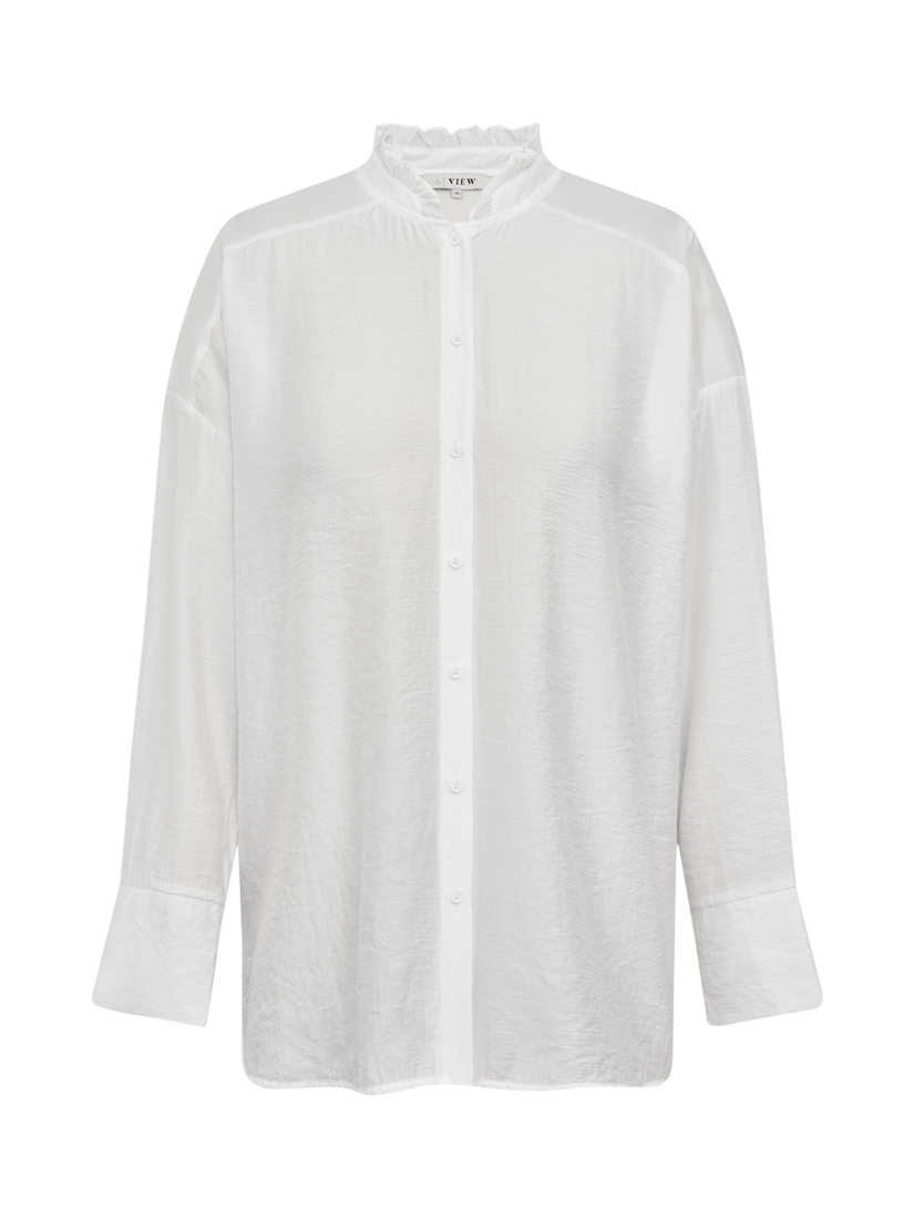 Product image 5 of 6, which shows A-VIEW Anemone Viscose Blend Shirt, White, 8