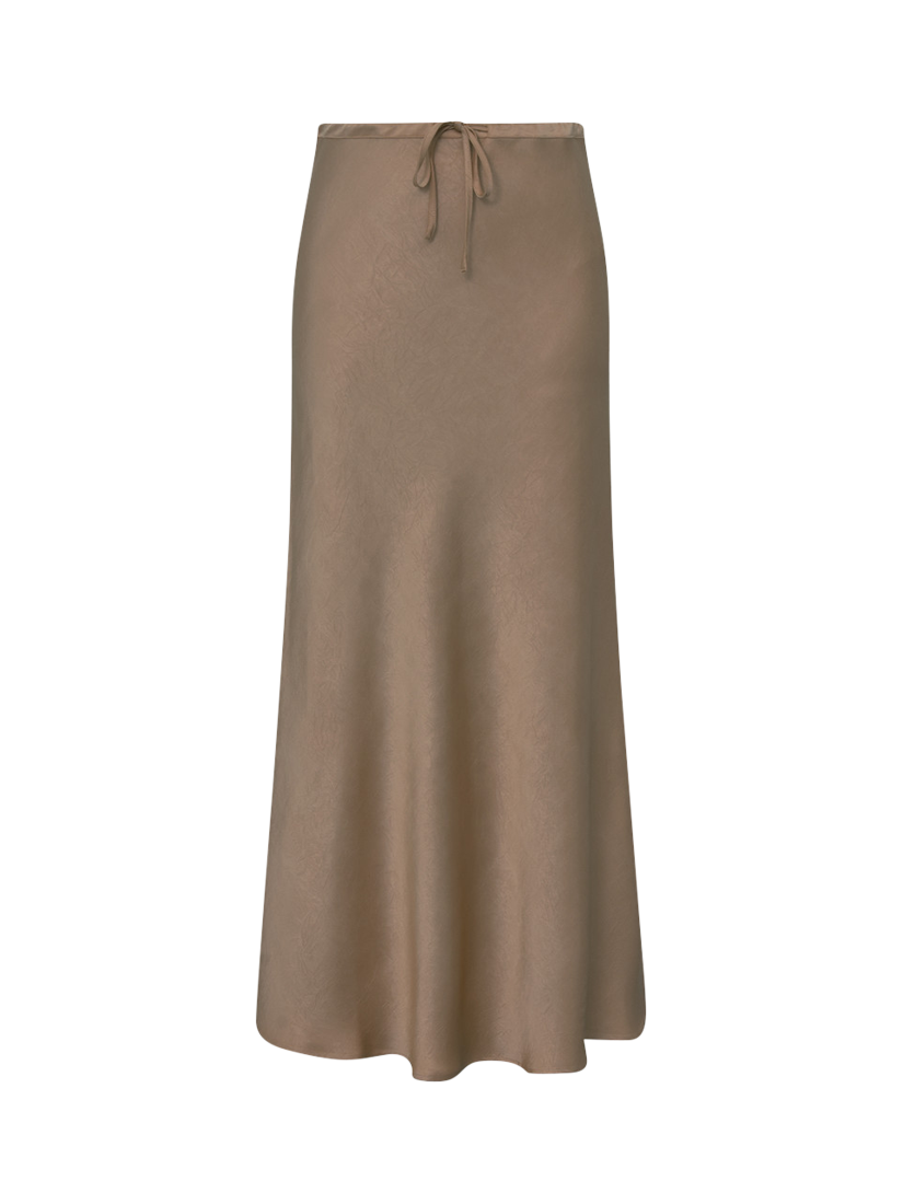 Product image 4 of 5, which shows A-VIEW Emily Maxi Skirt, Light Brown, 8