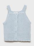 Mango Kids' Azores Cotton Crochet Cami