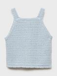 Mango Kids' Azores Cotton Crochet Cami