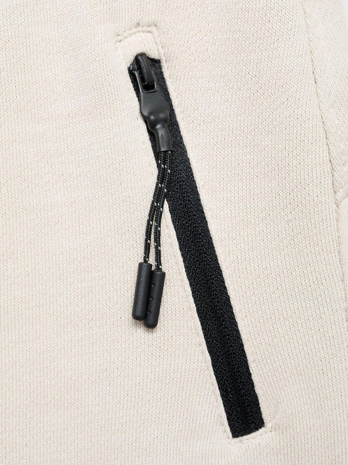 Product image 3 of 4, which shows Mango Kids' Contast Pocket Bermuda Shorts, Natural, 5-6 years